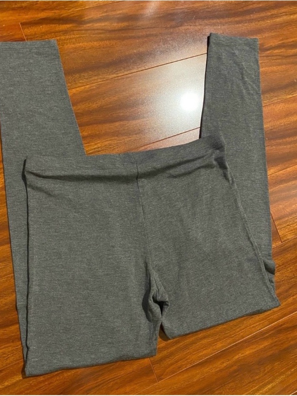 Boden Gray Stretch pull on crop Leggings